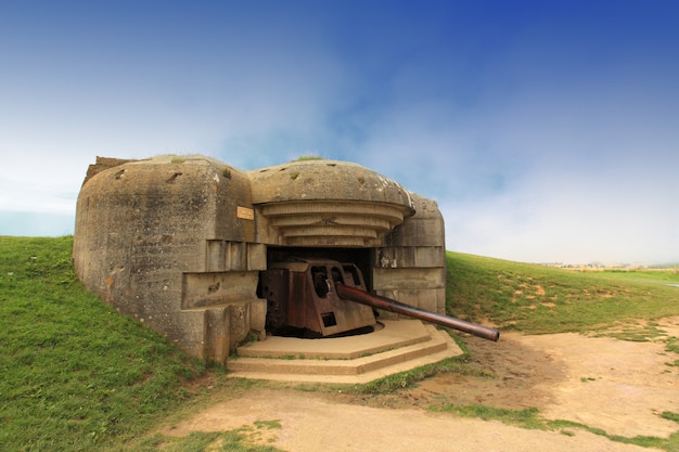 Premium Photo | German bunker in normandy from the second world war