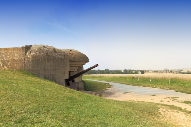 Premium Photo | German bunker in normandy from the second world war