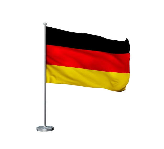 Premium Photo | Germany flag on a white background