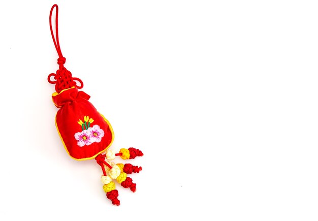 Premium Photo | Gift bag chinese new year decoration