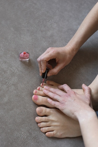 Ногти На Ногах Фото Домашних Условиях