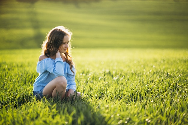 Free Photo | Girl in field