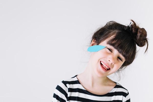 Free Photo | Girl laughing and crying