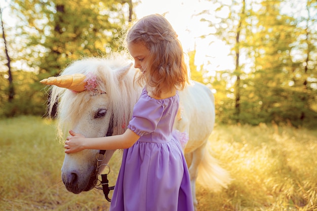 white unicorn dress