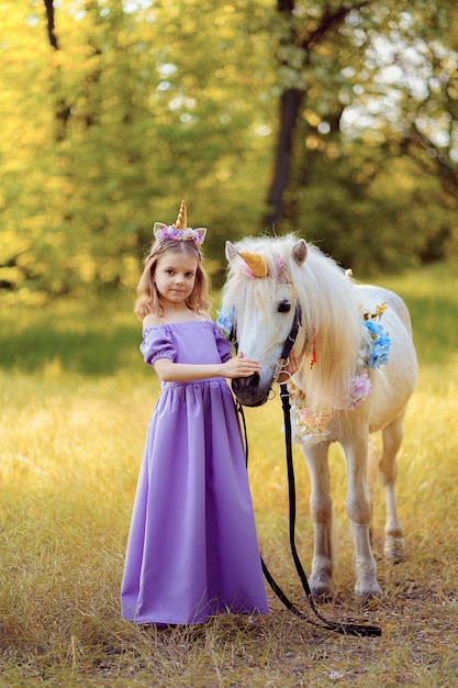 white unicorn dress
