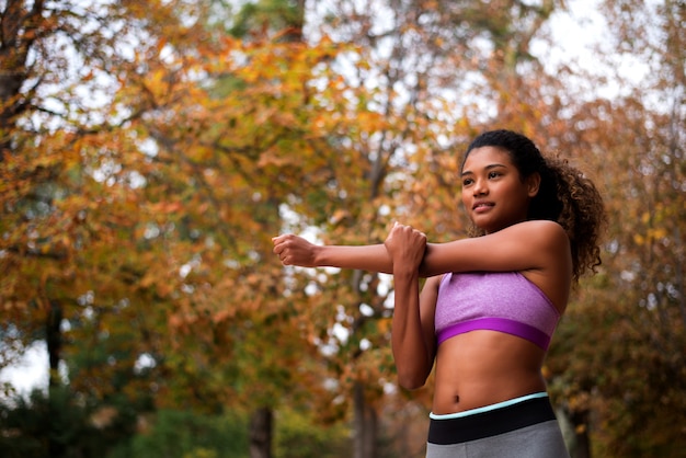 stretching bra