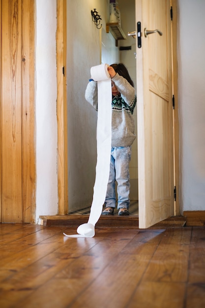 Free Photo Girl Standing Inside