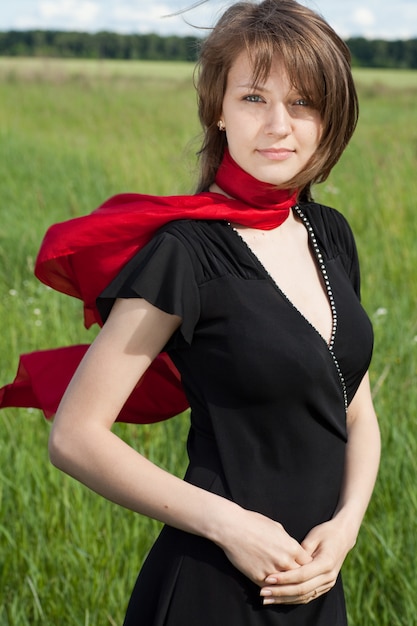 red scarf girl red scarf girl