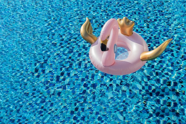 rose gold swan float