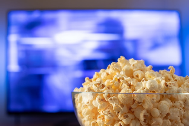 popcorn and tv