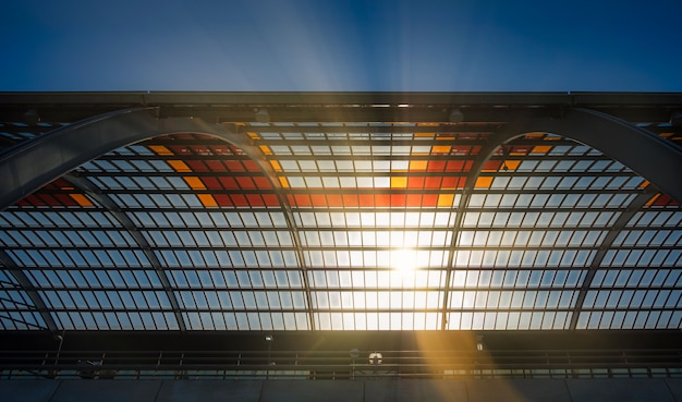 Premium Photo Glass Roof Of Amsterdam Central Station In The Netherlands