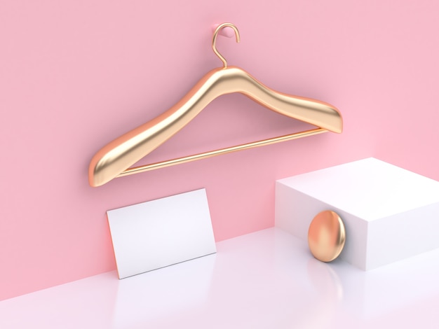 clothes hanger mockup