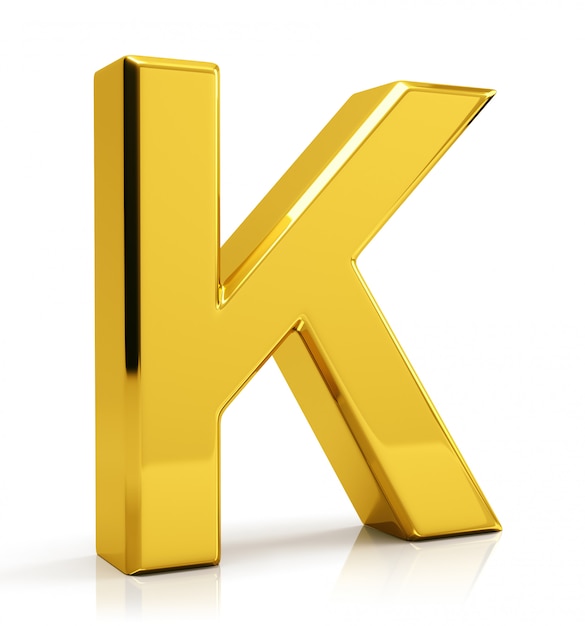 letter k 3d