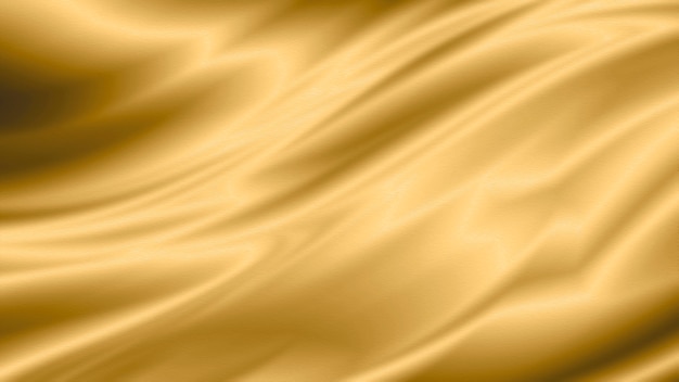 Gold luxury fabric background with copy space Premium Photo