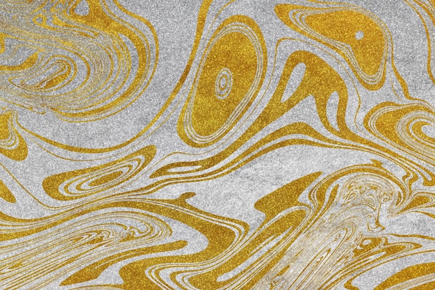 Premium Photo | Gold and silver swirls luxury background, silver and ...