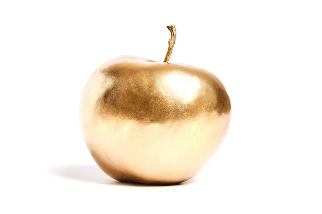 Premium Photo Golden Apple Of Discord Isolated