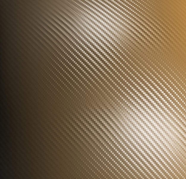 Golden carbon fiber background | Premium Photo