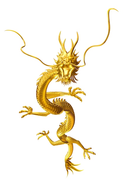 Premium Photo | Golden dragon lucky leader come to you with family and ...