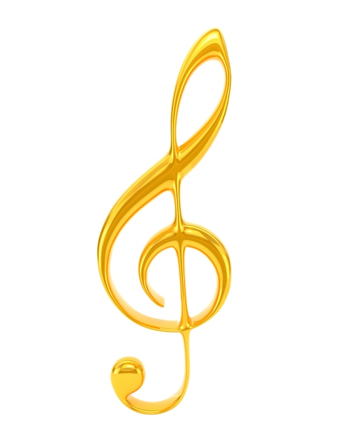 Download Free Golden Treble Clef Isolated On White Background Musical Symbol Use our free logo maker to create a logo and build your brand. Put your logo on business cards, promotional products, or your website for brand visibility.