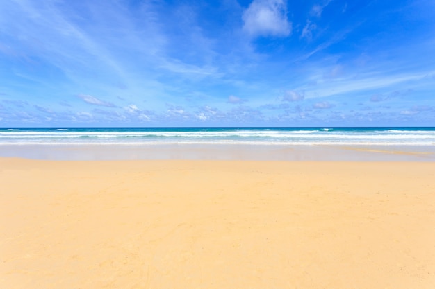 Good Weather Day At Tropical Beach Kata Noi In Phuket