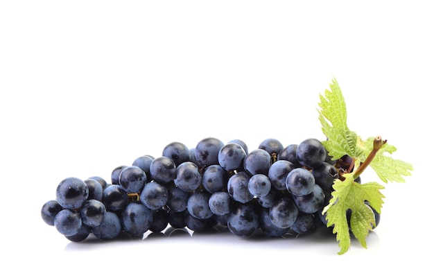 Premium Photo | Grapes on a white background