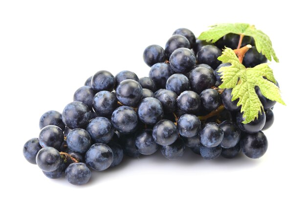 Premium Photo | Grapes on a white background