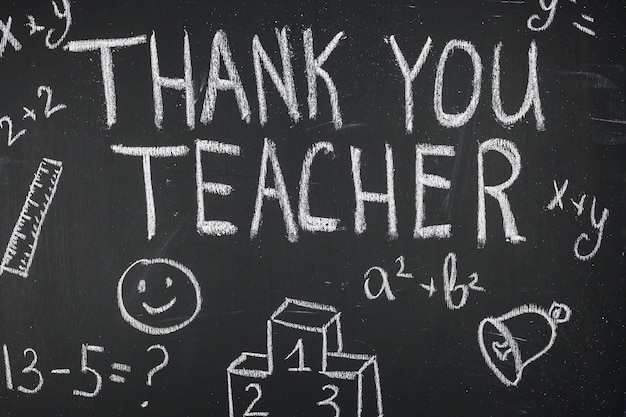 Free Photo | Gratitude saying thank you teacher