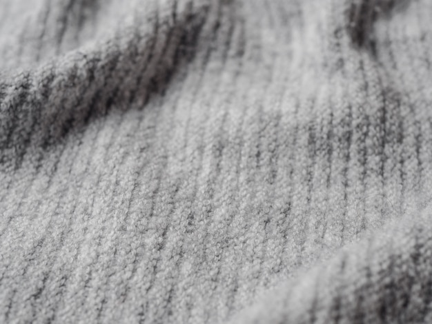 Premium Photo | Gray sweater fabric texture background