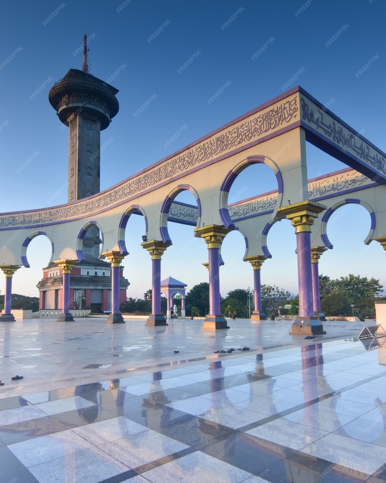 Premium Photo Great Mosque Of Central Java Masjid Agung Jawa Tengah Semarang Indonesia 7766