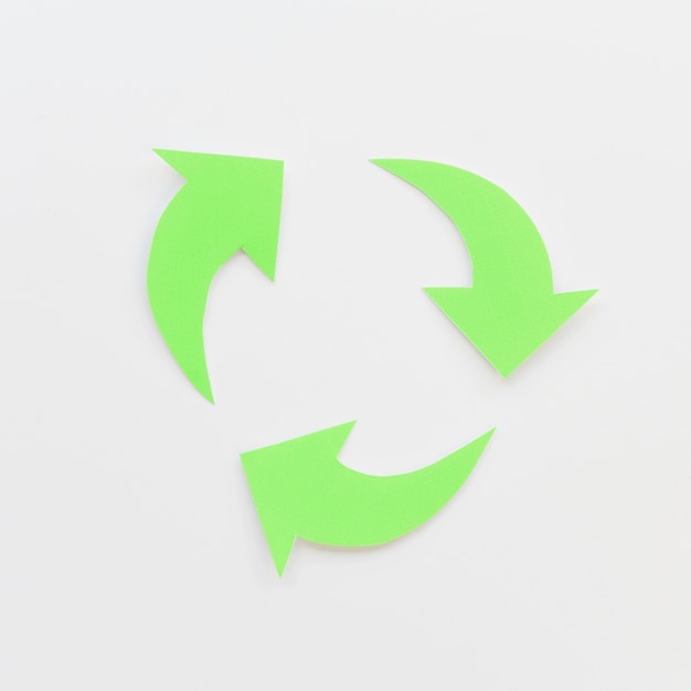 サイクルを作成する緑の矢印 無料の写真