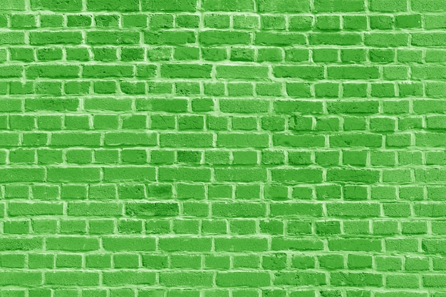 Premium Photo Green Brick Wall Background Texture