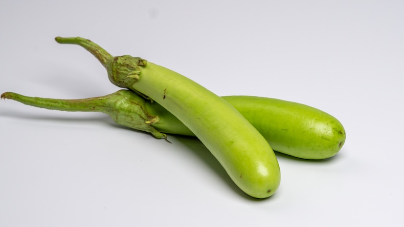 Premium Photo | Green brinjal