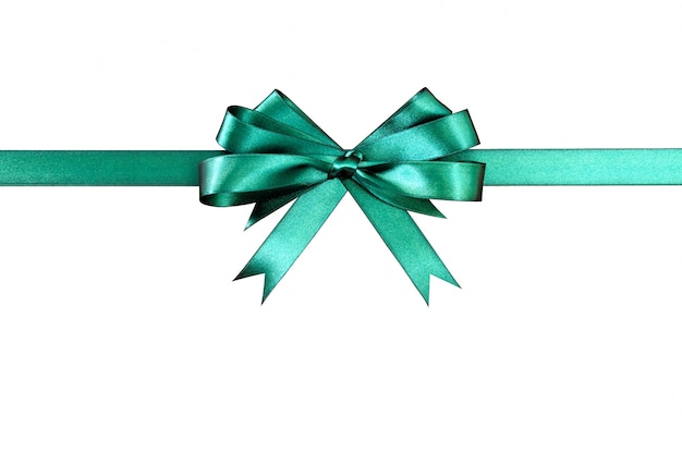 green gift ribbon
