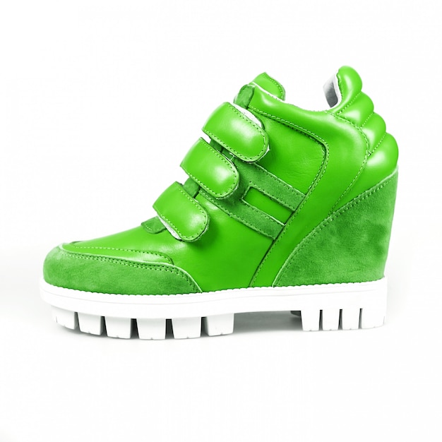 Download Free Green Leather Platform Sneaker Premium Photo Use our free logo maker to create a logo and build your brand. Put your logo on business cards, promotional products, or your website for brand visibility.