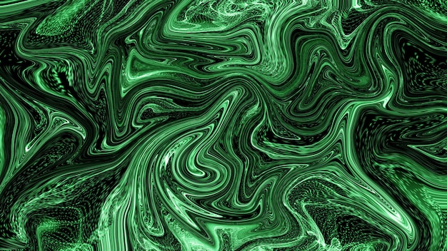 Premium Photo | Green liquid paints