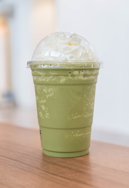 Green tea latte frappe Photo | Free Download