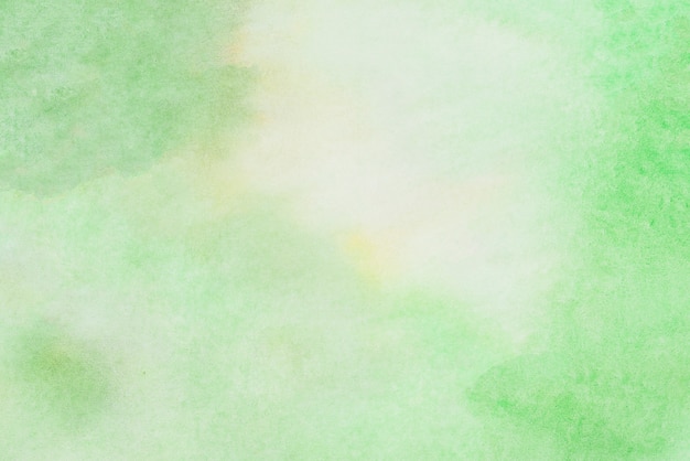緑色の水彩絵の具の背景 プレミアム写真