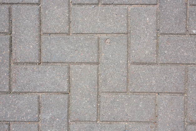 地面の舗装パステクスチャ背景に灰色のコンクリートタイル プレミアム写真
