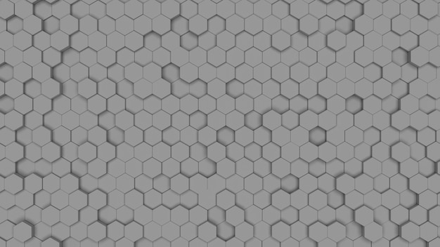 Premium Photo | Grey hexagonal cell texture. honeycomb on a neutral ...