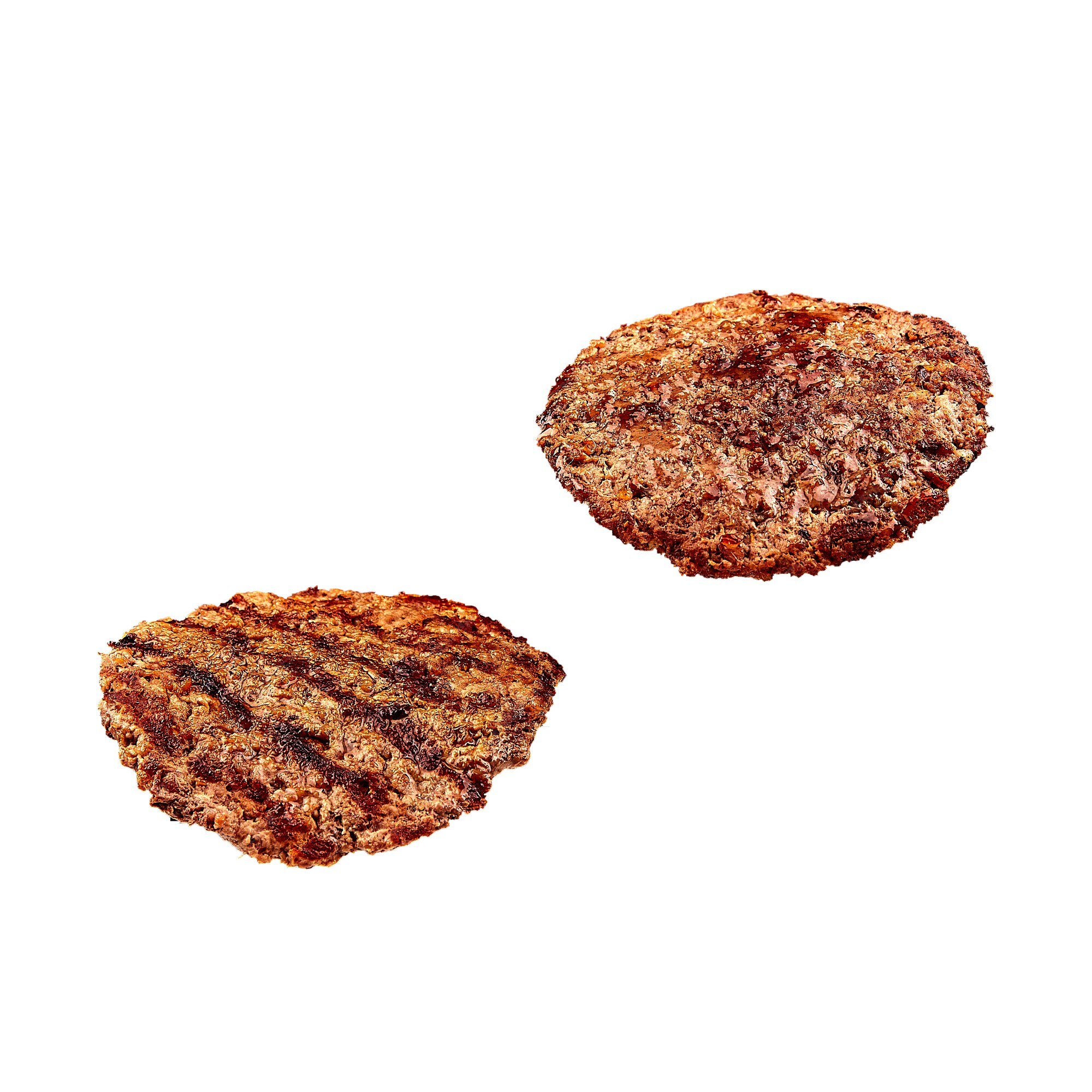 Premium Photo | Grilled hamburger patty isolated on white