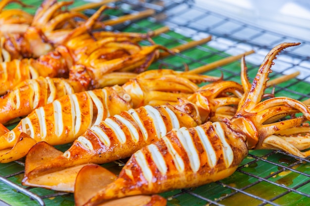 Premium Photo | Grilled Squid