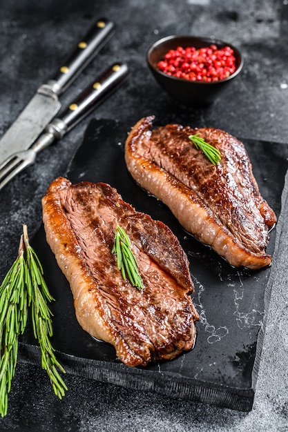 Premium Photo | Grilled top sirloin cap or picanha steak