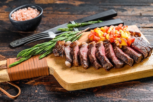 Premium Photo Grilled Top Sirloin Cap Or Picanha Steak