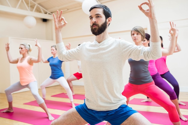 Free Photo | Group of people performing gyan mudra