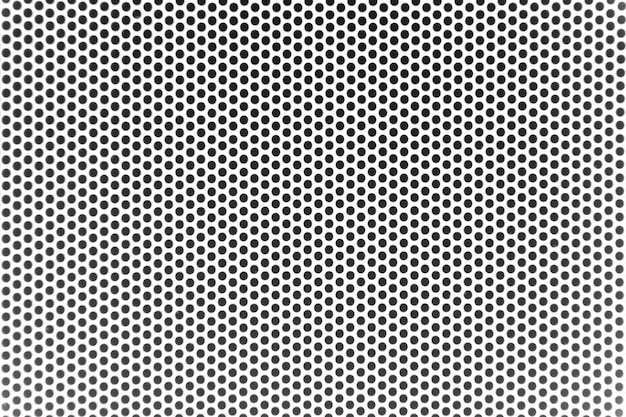グランジ黒と白の苦難 ドットテクスチャの背景 ハーフトーンドットグランジテクスチャ プレミアム写真
