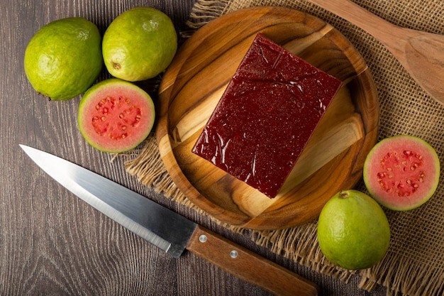 Premium Photo Guava Paste Typical Sweet Made From Guava Also Known As Goiabada 8756