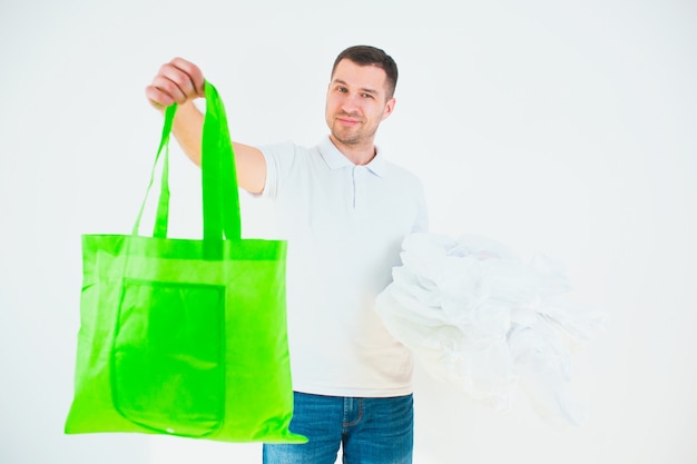 bag to hold plastic bags