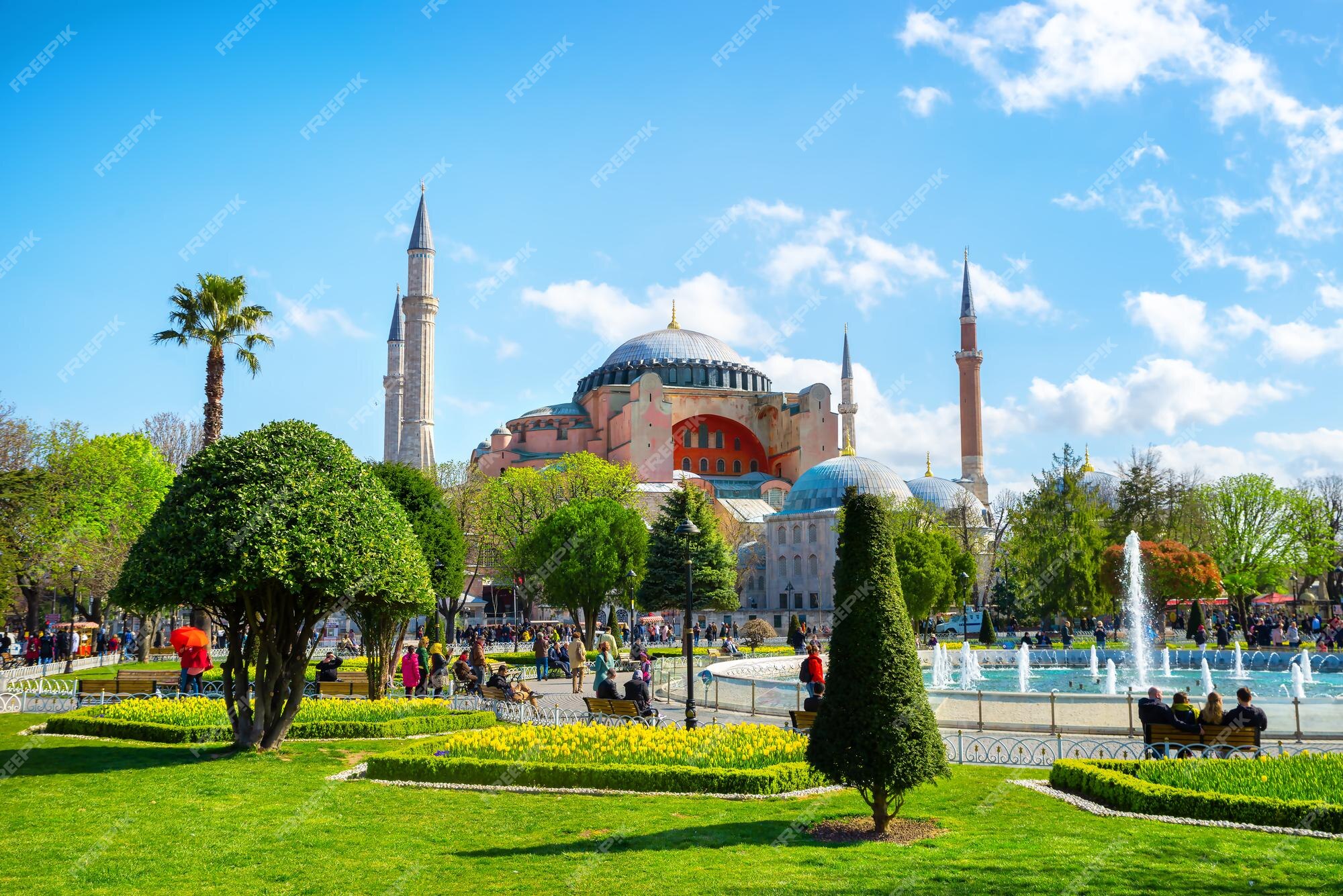 Premium Photo | Hagia sophia. istanbul turkey april 3 2019: hagia ...