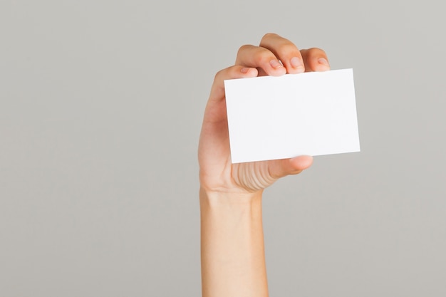 Free Photo | Hand Holding Business Card