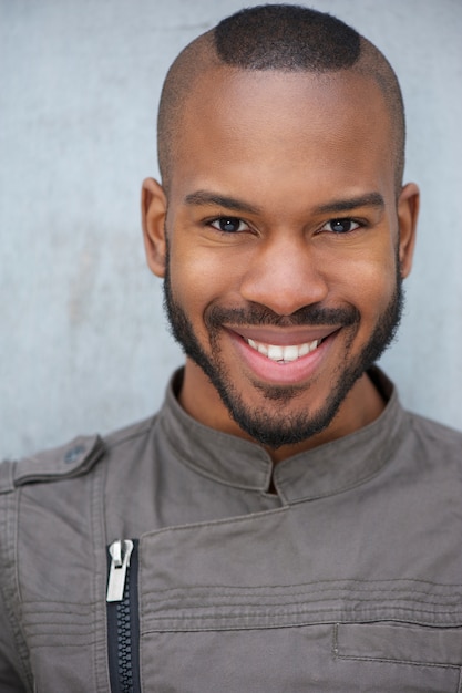 Premium Photo | Handsome black man smiling